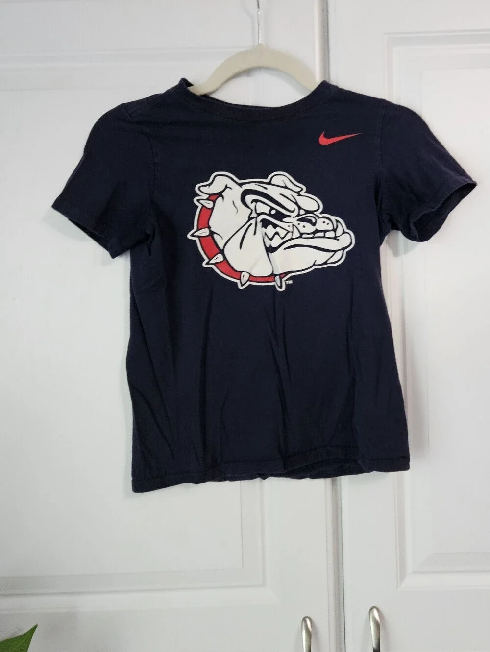 Nike Navy Short-Sleeve Bulldog Graphic Tee Gonzaga